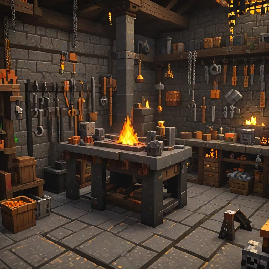 Jak zrobić kowadło w Minecraft?