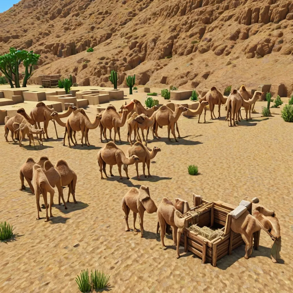 Co jedzą wielbłądy w Minecraft?